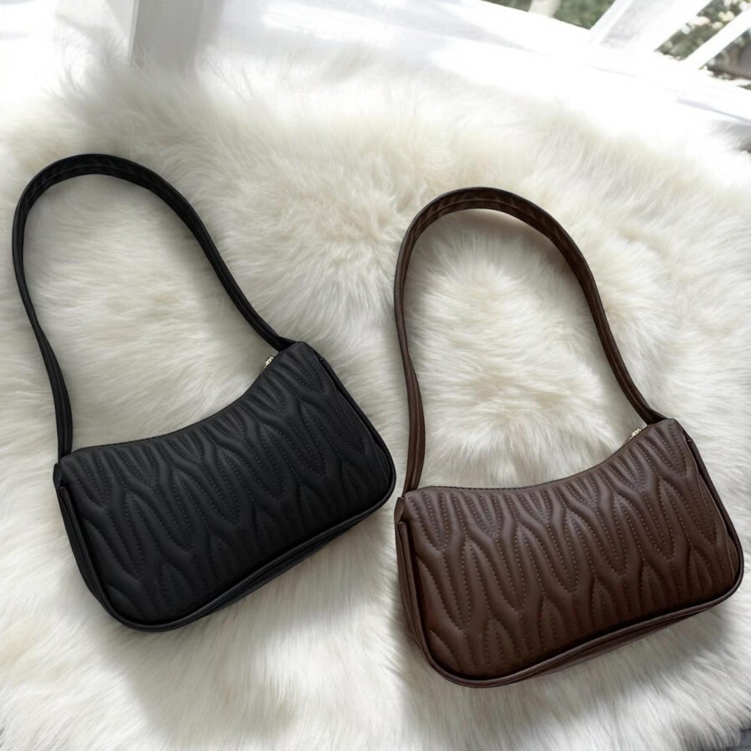 Underarm Compact Bag | Leather Casual Color | Minimalist Shoulder Bag ...