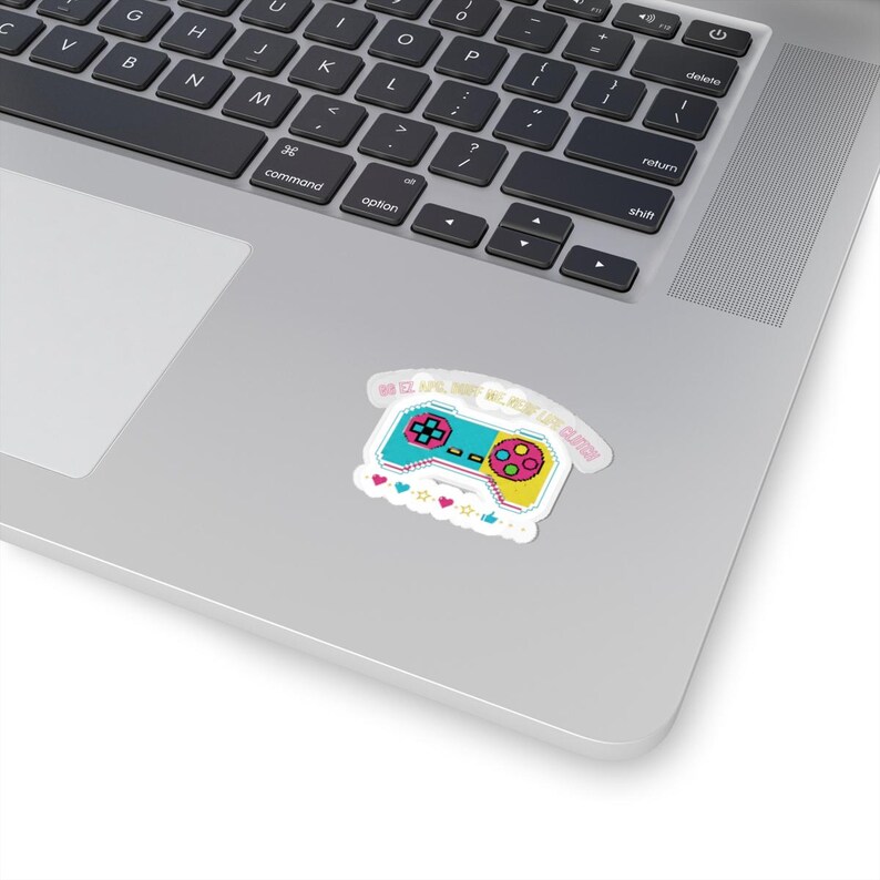 Pixel Game Controller Sticker | coding sticker, PC gamer desk decal image 5