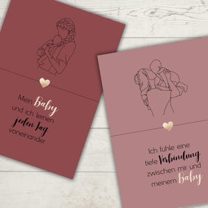 12 Tarjetas de Afirmaciones para Mamás | Regalo para Mamás | Posparto | Amor propio y Conciencia Plena | Descarga Digital | Diseño Simple Rosa/Rojo