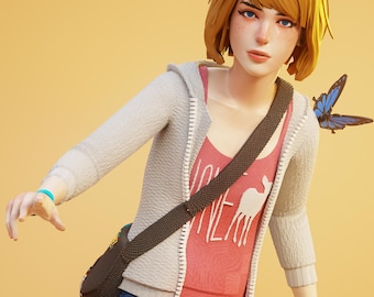 Maxine Caulfield Statue | Max Caulfield 3D Resin Printed & Hand Painted | Life Is Strange Fan Art
