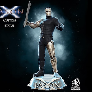 Hand-Painted Uber Jason X Resin Statue | Sci-Fi Horror Collector