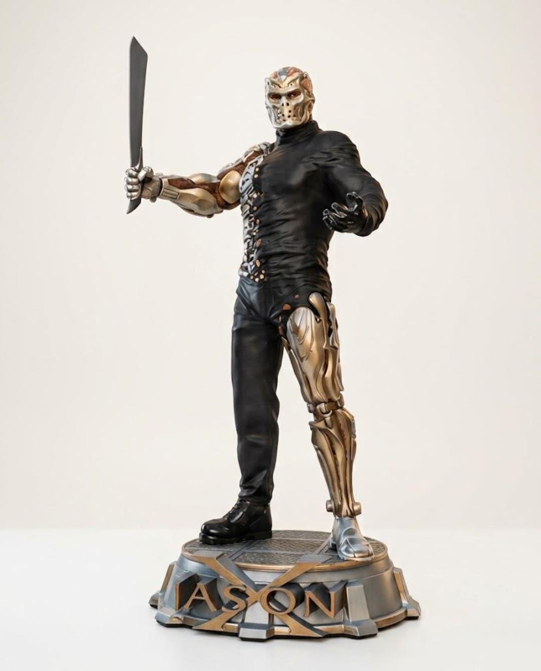 Uber Jason X Statue | Hand-painted 3D Resin Horror Figure - Etsy