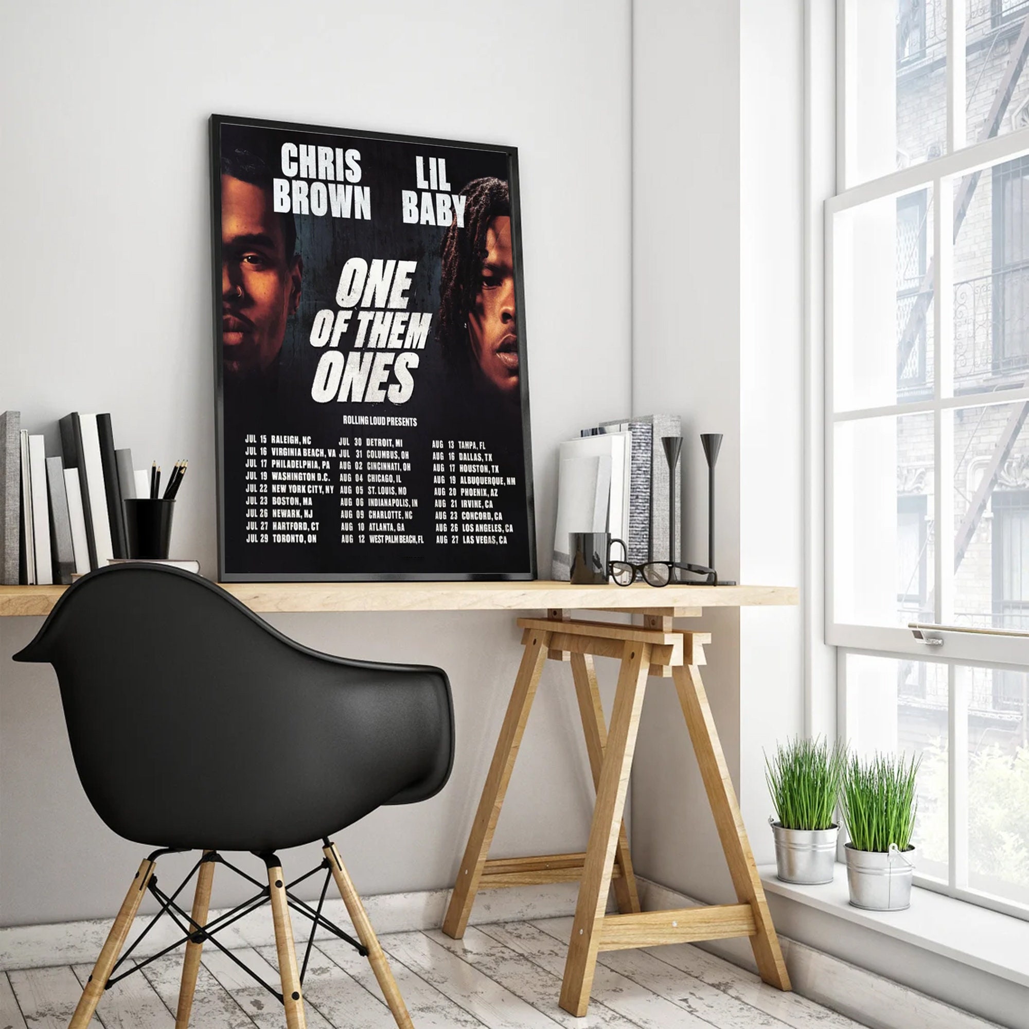 Discover Lil Baby And Chris Brown Tour Poster Canvas, One Of Them Ones Poster, Lil Baby Chris Brown Tour 2022 Poster