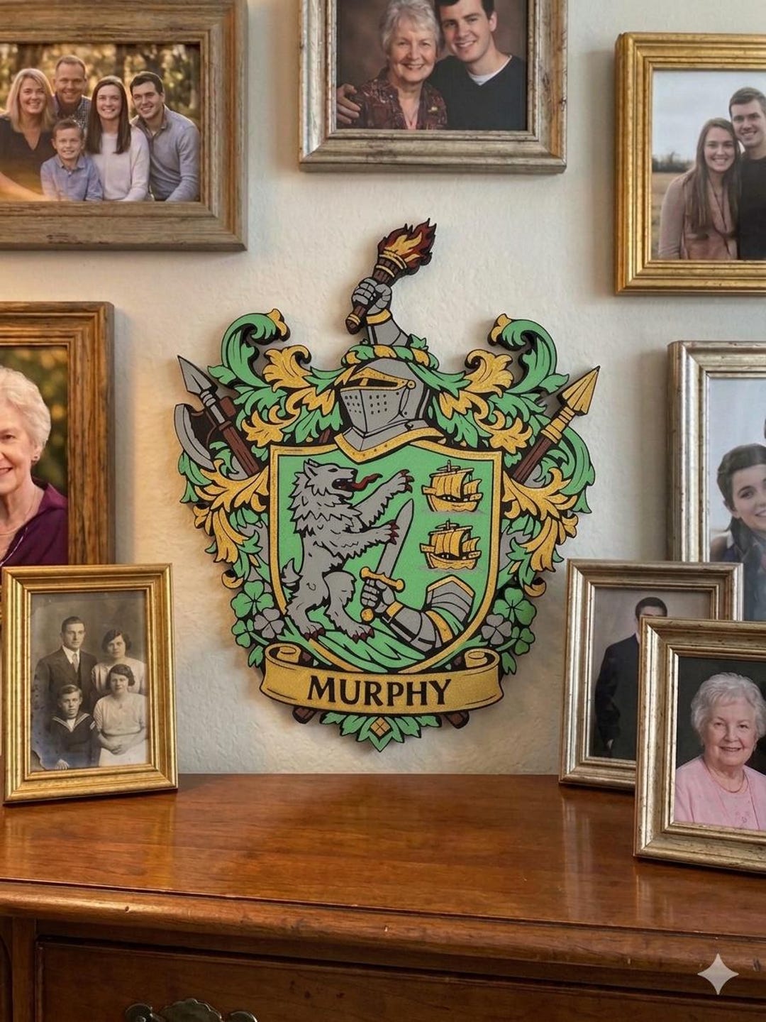 Custom Family Coat of Arms | Personalized Family Crest | Murphy ...