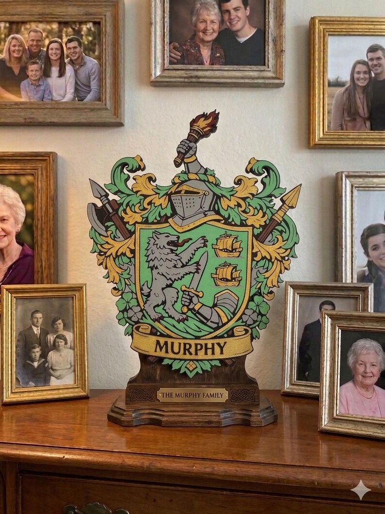 Custom Family Coat of Arms | Personalized Family Crest | Murphy ...