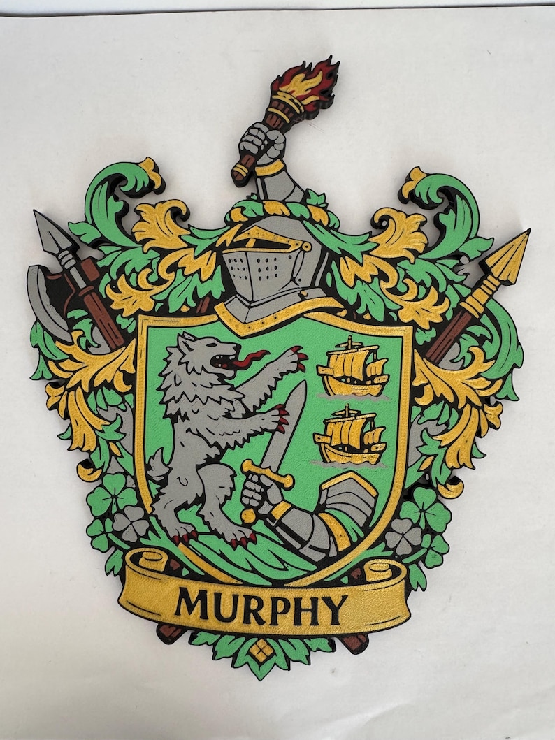Custom Family Coat of Arms | Personalized Family Crest | Murphy ...