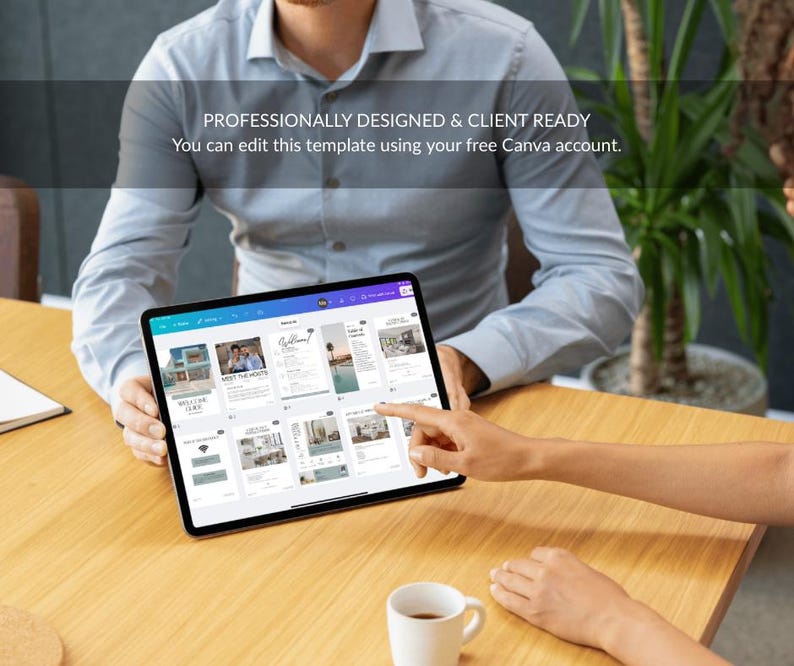 Airbnb Welcome Book Template | Editable Canva Host Guide (digital ...