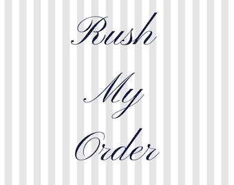 RUSH MY ORDER, product add on!!!
