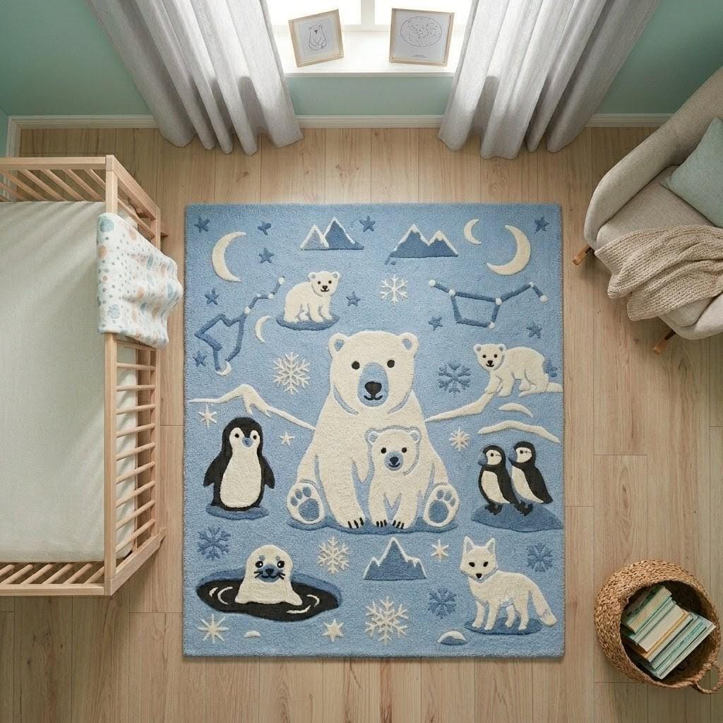 Arctic Rug - Etsy