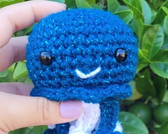 Teal Jellyfish Amigurumi Crochet