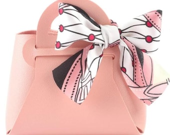 Mini Leather Purse Party Favor Boxes- Faux Leather