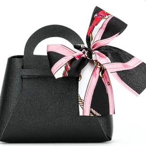Mini Leather Purse Party Favor Boxes- Faux Leather