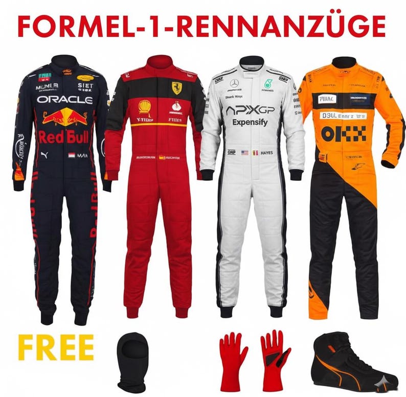 Custom Formula 1 Racing Suits – Personalized Karting Suit, Free ...