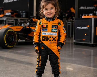 Custom Maclaren 2026 Racing Suit For kids + FREE Balaclava + Free Gloves