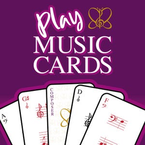 Music Theory Card Game - Play Music Cards: A Grand Staff Learning Tool. An amazing gift for any musician ~ Playing Cards of Music Notes! image 10