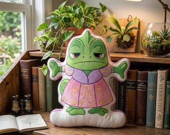 Almohada de Pascal Enredados, Rapunzel de Disney, lindo Pascal de Disney, peluche de la princesa Rapunzel