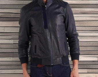 Handmade Italian Goat Leather Jacket - Custom Fit - Etsy