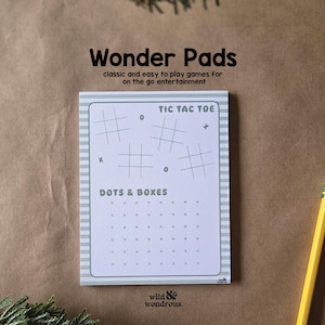 Wonder Pads: On-The-Go Games Notepad