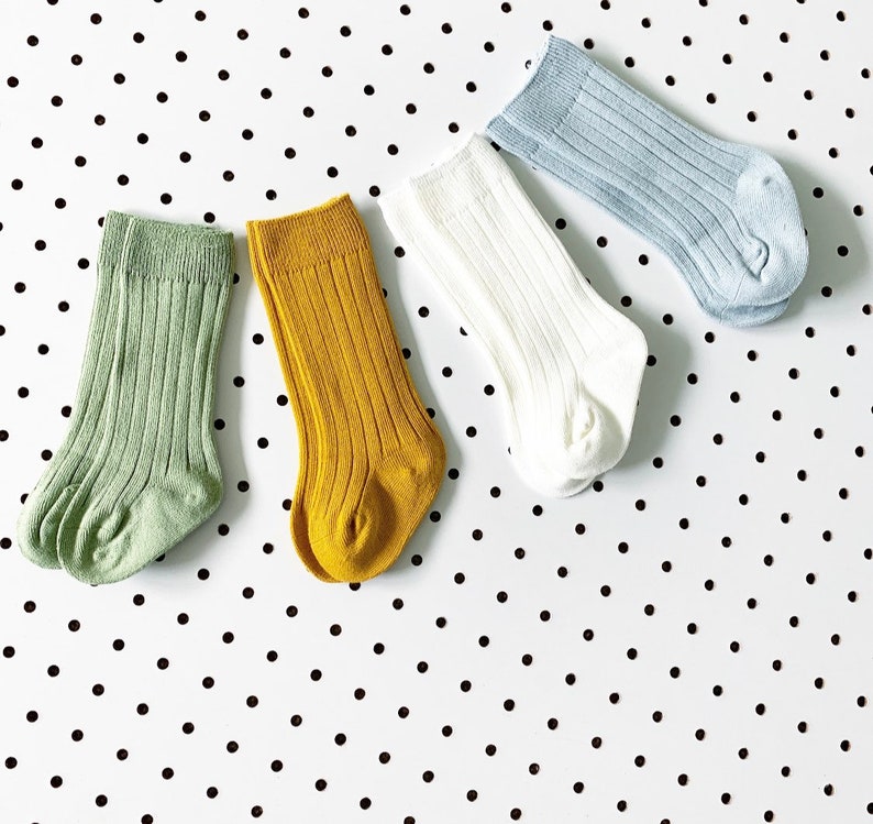 NEW Knee high socks for baby and toddler knee highs baby socks school socks girl knee highs Boy knee highs guguberry