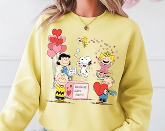 Pinda's Valentine SVG PNG-bundel, Snoopy Love Advice sublimatie DTF-afdrukontwerp, Charlie Brown-gesneden bestanden, commercieel gebruik