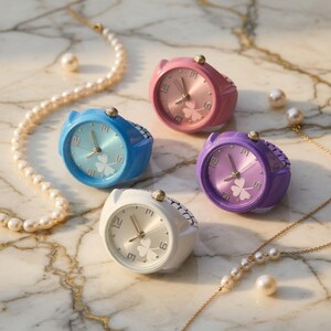 cute clover watch ring trendy y2k jewelry