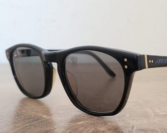 Vintage JUNIOR GAULTIER 57-0073 Black Sunglasses size 50-21-145 made in Japan