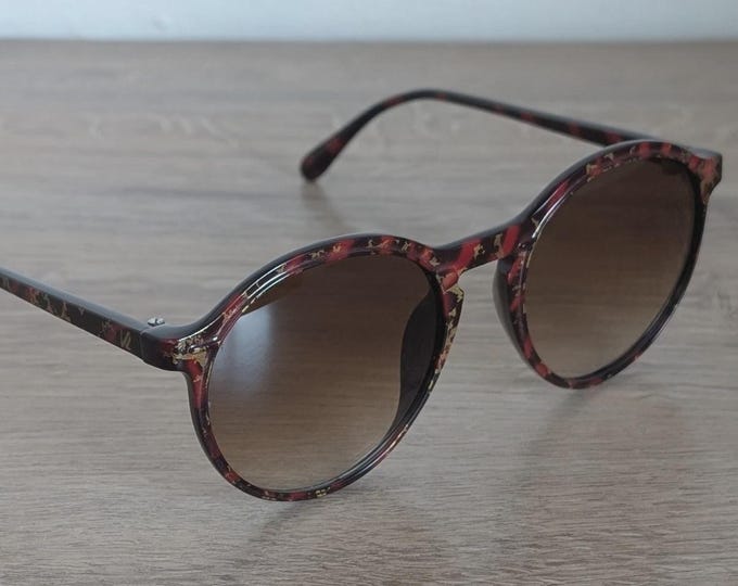 Vienna Line 1546 Round Panto Sunglasses Made in Austria - Vintage Optyl ICM Size 50-19-130