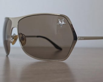 Vintage Christian Dior SECRET 1 Oversized Sunglasses Made in Italy - Y2K Glasses