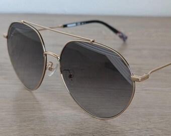 MISSONI MIS 0015/S Gold Oversized Sunglasses Made in Italy - MINT