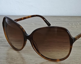 DITA Opus Women's Sunglasses Made in Japan - Gradient Brown Oversized