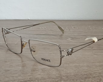 VERSACE Medusa mod. Y04 Full Rim Metal Eyeglasses Frames Made in Italy - NOS