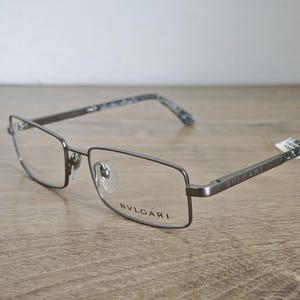 BVLGARI 1019-T Titanium Eyeglasses Frames - Rectangular Full Rim 53-17 135 mm