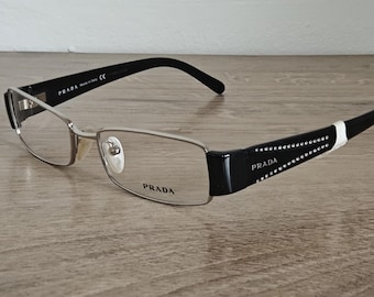 PRADA VPR 59I Full Rim Eyeglasses Frames Made in Italy - NOS