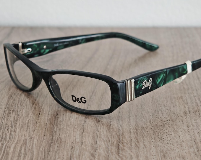 Dolce & Gabbana DG 1153 Women's Small Eyeglasses Frames, Green Marble, Full Rim, NOS