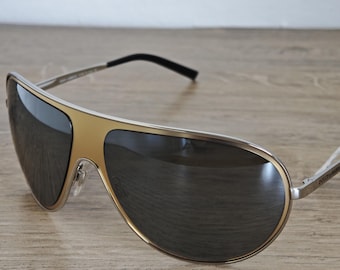 Dolce & Gabbana DG 2024 Gold+Silver Aviator Sunglasses - NOS - Discontinued
