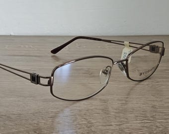BVLGARI 271 138 Full Rim Metal Eyeglasses Frames Made in Italy - NOS