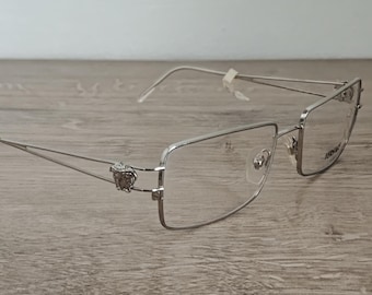 VERSACE Medusa mod. Y04 Full Rim Metal Eyeglasses Frames Made in Italy - NOS