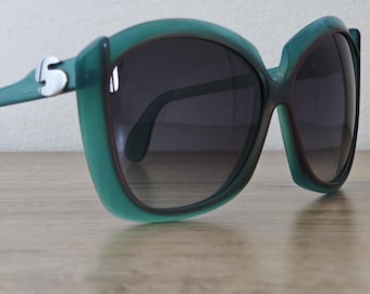 Vintage Silhouette 591 Women's Extra Large Sunglasses Made in Austria - c. 1970's - RARE