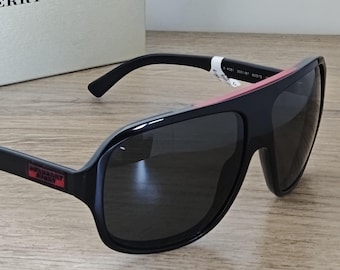 Burberry Sport Black Sunglasses B 4081 Made in Italy - Lewis Hamilton - Discontinued Model