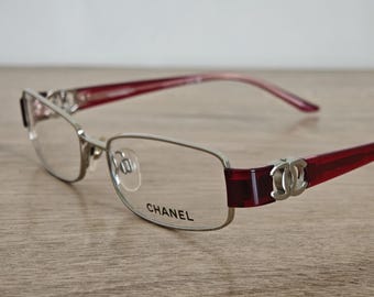 Authentische CHANEL 2102 Brillengestelle Made in Italy 51-16 NOS