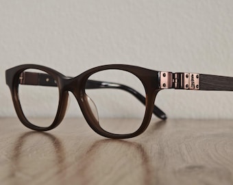 Jean Paul Gaultier Brown Eyeglasses Frames - VJP 590 Made in Italy