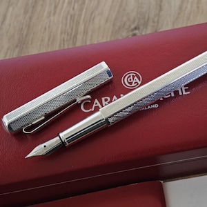 Caran d'Ache Ecridor Retro Collection Fountain Pen - Steel (M) Nib - Swiss Made image 1