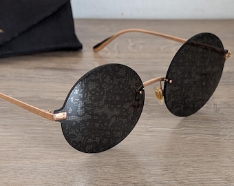 Dolce & Gabbana DG 2228 Womens Rimless Oversized Sunglasses - RARE