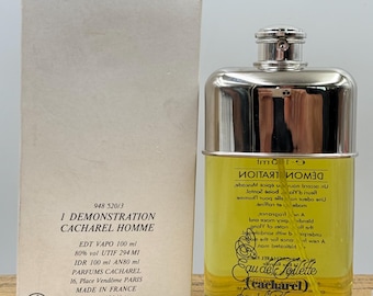 Vintage Cacharel Pour L'Homme 100ml EDT Tester Bottle (Demonstration) – 1980s Original Formula