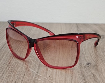 Yves Saint Laurent 7955 Vintage Oversized Sunglasses Made in France - c. 1970's