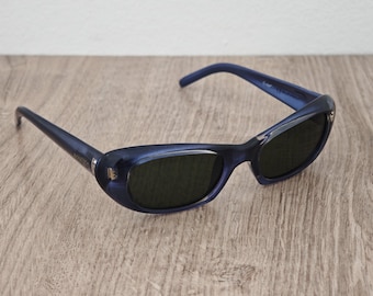 Arnette Serum 270-1415 Women's Blue Sunglasses Made in Italy - c. 1990s - 2000s (Y2K)