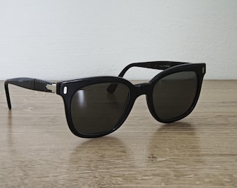 Vintage Persol Ratti 9231 Black Sunglasses Made in Italy - c. 1980s