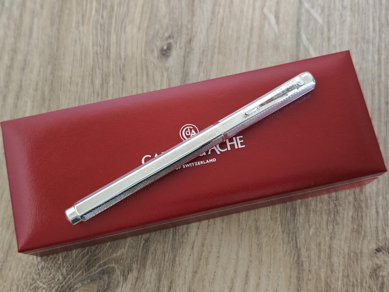Caran d'Ache Ecridor Retro Collection Fountain Pen - Steel (M) Nib - Swiss Made image 5