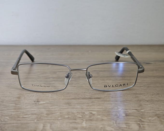 BVLGARI 1019-T Titanium Eyeglasses Frames - Rectangular Full Rim 53-17 135 mm
