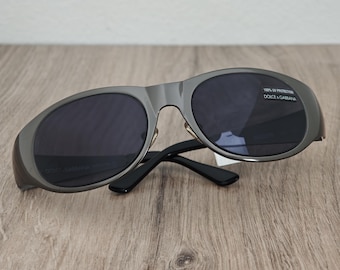 Dolce & Gabbana DG 329S Wrap Around Y2K Sunglasses Made in Italy - c. 2000's - RARE